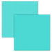 Foundations Decor - 12 x 12 Double Sided Paper - Plaid and Dots - Teal
