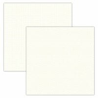 Foundations Decor - 12 x 12 Double Sided Paper - Plaid and Dots - Cream