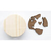 Foundations Decor - Interchangeable O for Welcome Wood Blocks - Globe