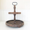 Foundations Decor - Tiered Tray Collection- Antique Finish - Round