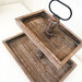 Foundations Decor - Tiered Tray - Antique Finish - Rectangle