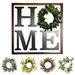 Foundations Decor - 24 x 24 - Home Board with Seasonal Wreaths - Complete Kit