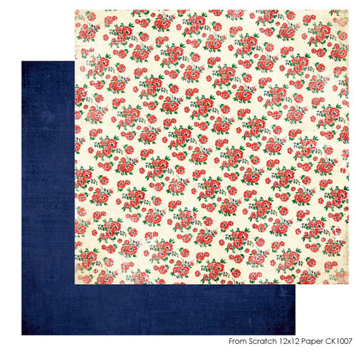 FarmHouse Paper Company - Country Kitchen Collection - 12 x 12 Double Sided Paper - From Scratch