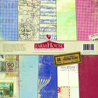 FarmHouse Paper Company - Fair Skies Collection - 12 x 12 Paper Pack - Dusk