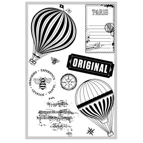 FarmHouse Paper Company - Fair Skies Collection - Clear Acrylic Stamps - Dusk