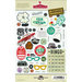 FarmHouse Paper Company - Market Square Collection - Chipboard Stickers - Emporium