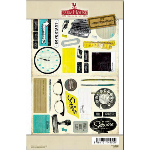 FarmHouse Paper Company - 302 Collection - Chipboard Stickers - FYI