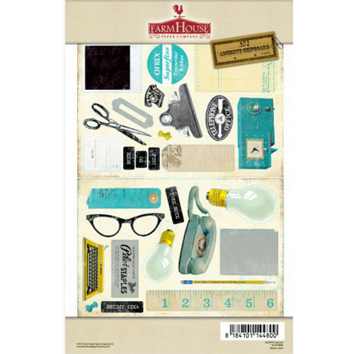 FarmHouse Paper Company - 302 Collection - Chipboard Stickers - BTW