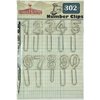 FarmHouse Paper Company - 302 Collection - Metal Number Clips