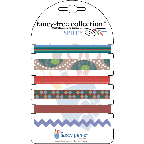 Fancy Pants Designs - Ribbons - Spiffy, CLEARANCE