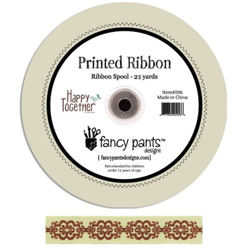 Fancy Pants Designs - Happy Together Collection - Printed Ribbon - 25 Yards, CLEARANCE