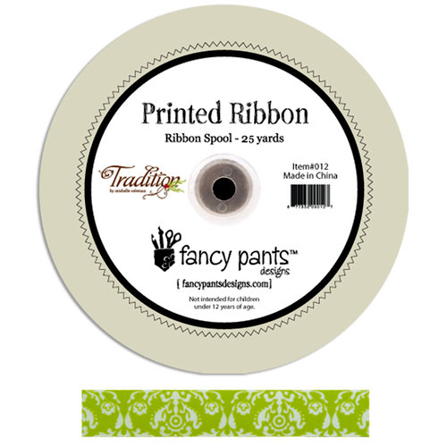 Fancy Pants Designs - Tradition Collection - Christmas - Printed Ribbon - 25 Yards