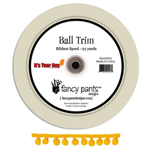 Fancy Pants Designs - It's Your Day Collection - Mini Ball Trim - 25 Yards, CLEARANCE