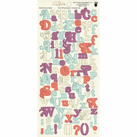 Fancy Pants Designs - Lilac House Collection - Alphabet Cardstock Stickers, CLEARANCE