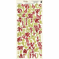 Fancy Pants Designs - Tradition Collection - Christmas - Alphabet Cardstock Stickers