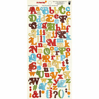 Fancy Pants Designs - It's Your Day Collection - Alphabet Cardstock Stickers