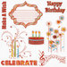 Fancy Pants Designs - It's Your Day Collection - 12 x 12 Glitter Cuts Transparencies