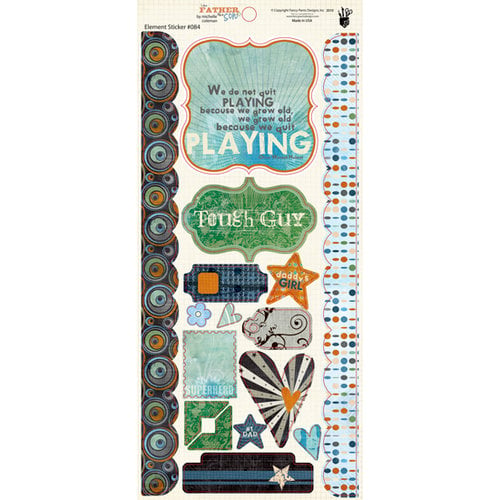Fancy Pants Designs - Like Father Like Son Collection - Cardstock Stickers - Element