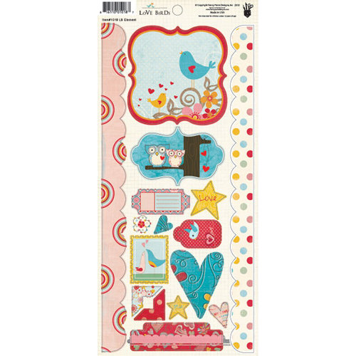 Fancy Pants Designs - Love Birds Collection - Cardstock Stickers - Element