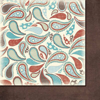 Fancy Pants Designs - Hot Chocolate Collection - 12 x 12 Double Sided Paper - Chocolate Swirl