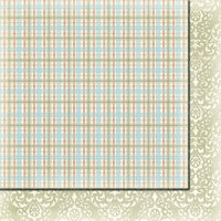Fancy Pants Designs - Hot Chocolate Collection - 12 x 12 Double Sided Paper - Mint Truffle