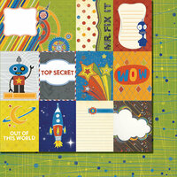 Fancy Pants Designs - To the Moon Collection - 12 x 12 Double Sided Paper - Cards