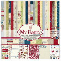 Fancy Pants Designs - My Family Collection - 12 x 12 Paper Kit