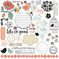 Fancy Pants Designs - It's the Little Things Collection - Rub Ons