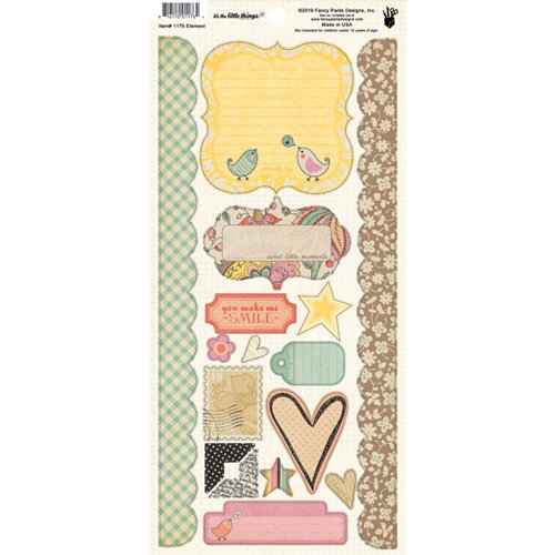 Fancy Pants Designs - It's the Little Things Collection - Cardstock Stickers - Element