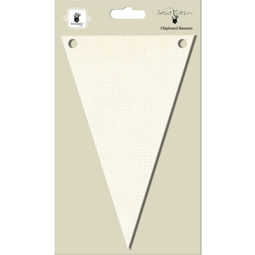 Fancy Pants Designs - Artist Edition Collection - Chipboard Banners - Triangle