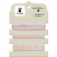 Fancy Pants Designs - Artist Edition Collection - Ribbon Card - Pink