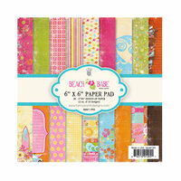 Fancy Pants Designs - Beach Babe Collection - 6 x 6 Paper Pad, CLEARANCE