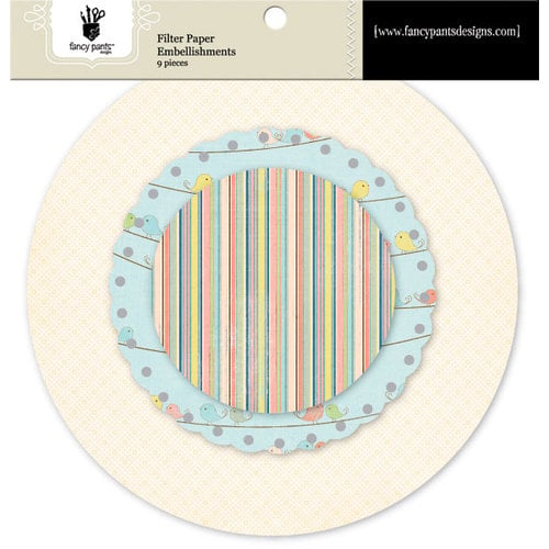 Fancy Pants Designs - Baby Mine Collection - Filter Paper Embellishments - Scallop
