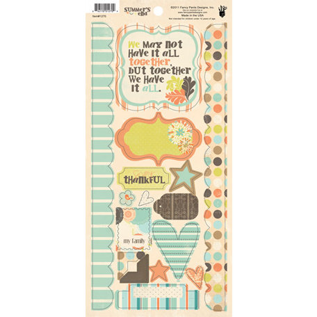 Fancy Pants Designs - Summer's End Collection - Cardstock Stickers - Element