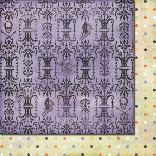 Fancy Pants Designs - Oct 31st Collection - Halloween - 12 x 12 Double Sided Paper - Eerie