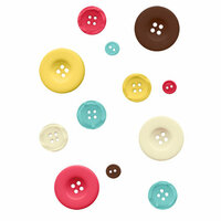 Fancy Pants Designs - Off to School Collection - Buttons