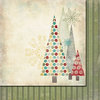 Fancy Pants Designs - Saint Nick Collection - Christmas - 12 x 12 Double Sided Paper - Tannenbaum