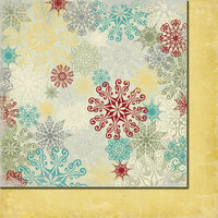 Fancy Pants Designs - Saint Nick Collection - Christmas - 12 x 12 Double Sided Paper - Gleaming