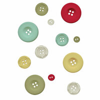 Fancy Pants Designs - Saint Nick Collection - Christmas - Buttons