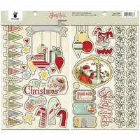 Fancy Pants Designs - Saint Nick Collection - Christmas - Chipboard Stickers - Shapes
