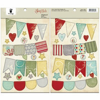 Fancy Pants Designs - Saint Nick Collection - Christmas - Chipboard Stickers - Banners