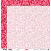 Fancy Pants Designs - Love Story Collection - 12 x 12 Double Sided Paper - XOXO