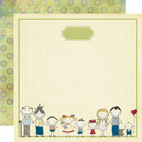 Fancy Pants Designs - My Family Collection - 12 x 12 Double Sided Paper - Reunion