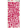 Fancy Pants Designs - Love Story Collection - Alphabet Cardstock Stickers