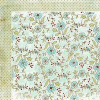 Fancy Pants Designs - Winterland Collection - 12 x 12 Double Sided Paper - Blustery