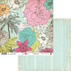 Fancy Pants Designs - Summer Soul Collection - 12 x 12 Double Sided Paper - Coconut Tree