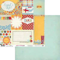 Fancy Pants Designs - Wave Searcher Collection - 12 x 12 Double Sided Paper - Cards