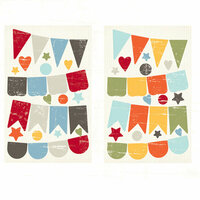 Fancy Pants Designs - Wave Searcher Collection - Chipboard Stickers - Banners