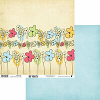 Fancy Pants Designs - Be You Collection - 12 x 12 Double Sided Paper - Gardening