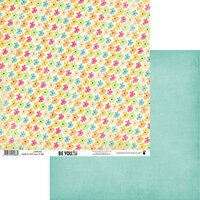 Fancy Pants Designs - Be You Collection - 12 x 12 Double Sided Paper - Daffodils
